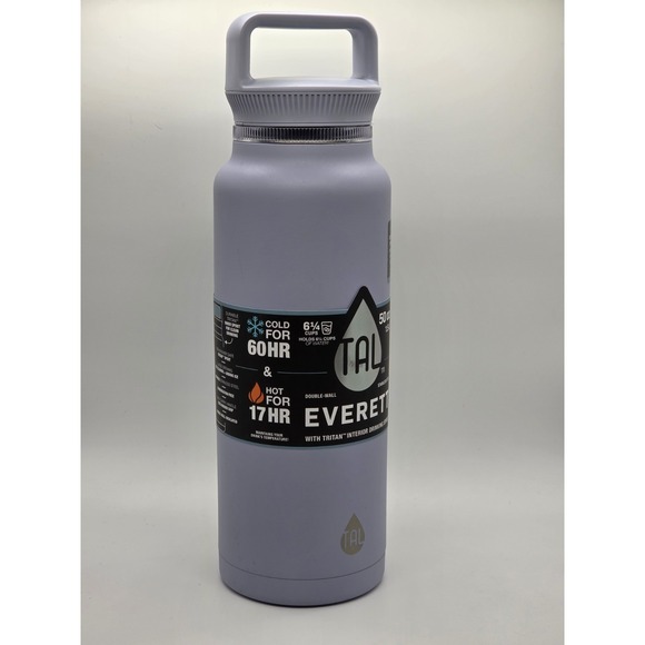 NWT TAL Stainless Steel Everett Water Bottle 50 fl oz, BLUE - Picture 1 of 13